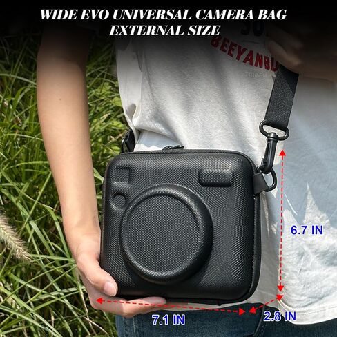 أدوات الملحقات لـ Fujifilm Instax Wide Evo 2-in-1 Camera وطابعة أفلام فورية ، بما في ذلك Evo Clear Case الواسعة ، وغطاء العدسة ، ووقاية الشاشة وفيلما Len ، وألبوم واسع (بدون كاميرا) in Kuwait