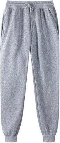 LRMQS Womens Joggers Pants Elastic Waisted Sweatpant with Pockets Casual Active Workout Running Sports Trousers in Saudi Arabia