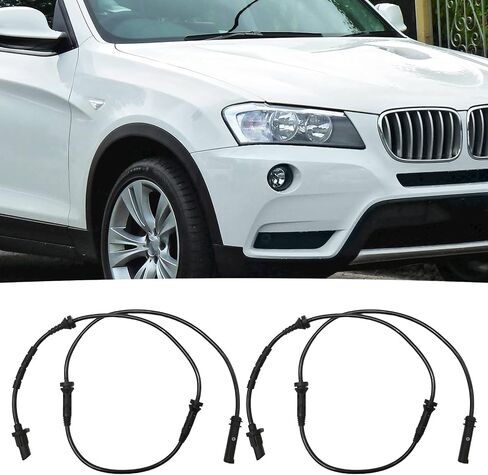 2 Pcs 34526869292 Front ABS Wheel Speed Sensor, Replacement for BMW X3 2011-2017 X4 2015-2018 Sport Utility, Replaces ALS3104 34526788644 in Saudi Arabia
