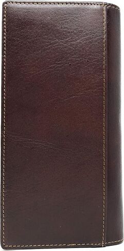 Western Genuine Leather Tooled Laser Cut Basketweave Men's Long Bifold Wallet in 8 colors (Coffee/Beige) in Saudi Arabia