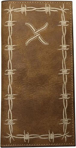 Twisted X Rodeo Wallet with Barbed Wire and Twisted X Logo (XRC-14) in Saudi Arabia