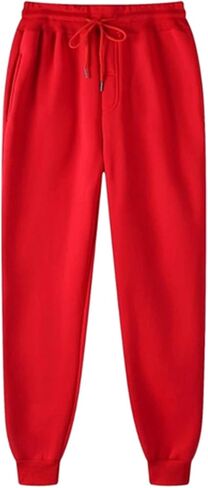 LRMQS Womens Joggers Pants Elastic Waisted Sweatpant with Pockets Casual Active Workout Running Sports Trousers in Saudi Arabia