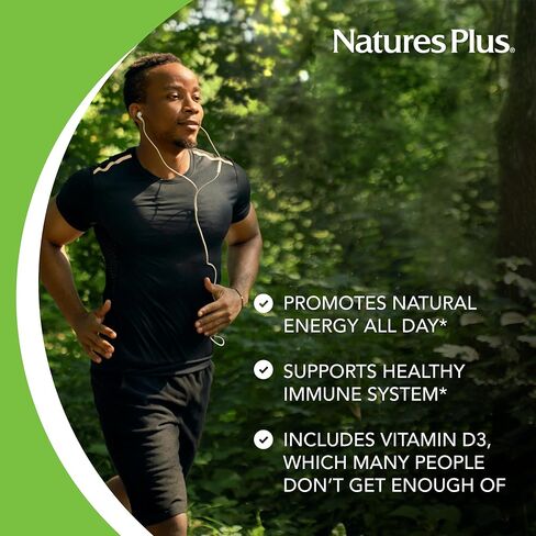 Natures Plus Source of Life - 180 قرصًا - مكملات متعددة الفيتامينات والمعادن مع الأطعمة الكاملة المركزة - خالية من الغلوتين ، نباتي - 60 حصص in Saudi Arabia