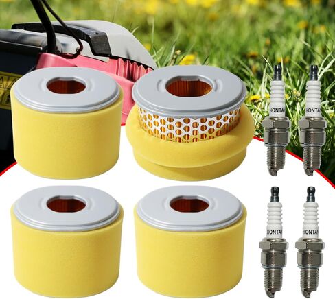 4 حزمة AFZE30 GX390 مرشح الهواء ث/شرارة قابس استبدال مع هوندا GX340 11HP المحرك 17210-ZE3-505 17210-ZE3-010 محركات جزازة العشب جزء منظف الهواء in Kuwait