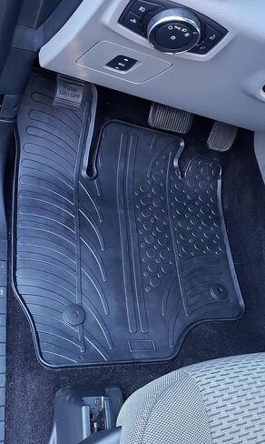 Gledring USA Custom Custom Fit All-Weather Rubber Cargo Liner المخصصة لـ Ford EcoSport-2018-2022 ، لا يوجد تقليم مطلوب ، ملاءمة مخصصة مخصصة ، يحمي من المطر والطين والثلوج. in Kuwait
