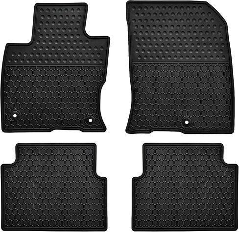 Car Floor Mats Custom Fit for Ford Bronco Sport 2021-2025 Black Rubber Auto Liner Mats All Weather Protection Odorless in Saudi Arabia