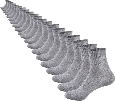 10Pairs Crew Socks，Athletic Socks Ankle Socks for Men and Women in Kuwait