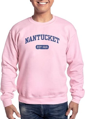 Cafepress nantucket est 1641 Sweatshirt Classic Crew Neck Light Shirtshirs in Saudi Arabia