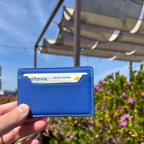 Minimalist Wallet for Men & Women – Ultra Slim Credit Card Holder Small Front Pocket Wallet – Compact, Thin, Lightweight Design in Saudi Arabia