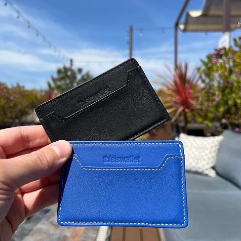 Minimalist Wallet for Men & Women – Ultra Slim Credit Card Holder Small Front Pocket Wallet – Compact, Thin, Lightweight Design in Saudi Arabia