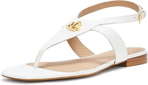 Lauren Ralph Lauren Women's Everley Nappa Leather Sandals in Kuwait