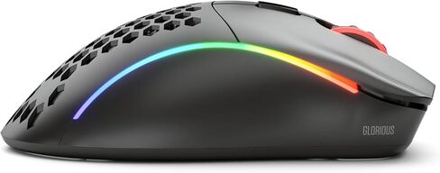 Model D- (ناقص) الماوس اللاسلكي للألعاب - RGB 67G ، الماوس اللاسلكي اللاسلكي الخفيف الوزن (الأسود غير اللامع) (متجدد) in Kuwait