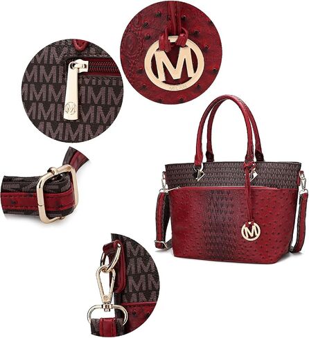 حقيبة كتف MKF Crossbody للنساء - جلود الجلود ، مقبض الجيب - فولي ، حقيبة اليد ، حقيبة اليد ، سحر M سحر in Saudi Arabia