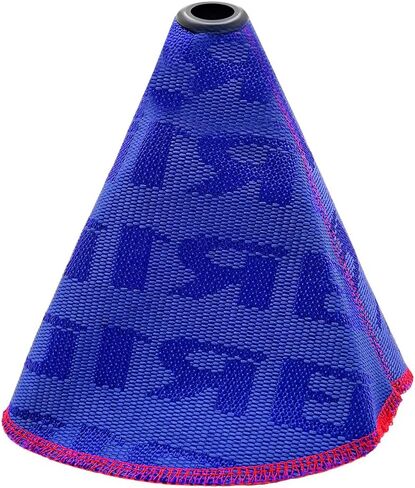 Car Shift Boot Cover, Waterproof Canvas Manual/Automatic Gear Shift Knob Boot Dust Cover, Universal Auto Retainer Stick Gear Shifter Sleeve Decor, Interior Car Accessories (Blue) in Kuwait