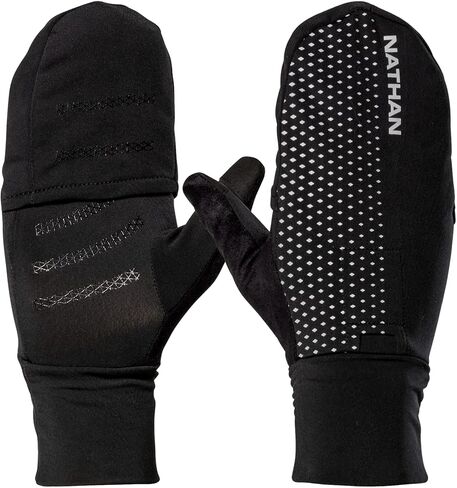 Nathan, HyperNight Reflective Convertible Mitt, Hi Vis Yellow/Geo Print, Large in Saudi Arabia