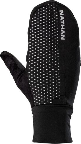 Nathan, HyperNight Reflective Convertible Mitt, Hi Vis Yellow/Geo Print, Large in Saudi Arabia