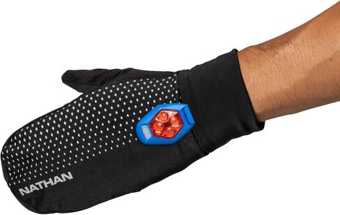 Nathan, HyperNight Reflective Convertible Mitt, Hi Vis Yellow/Geo Print, Large in Saudi Arabia