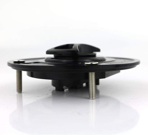 Xitomer GSXR Motorcycle 3 ثقوب غطاء خزان الغاز غطاء الوقود CNC CNC Aluminy ، ملاءمة لـ Hayabusa GSX 1300R ، GSX-R 600/750 ، SV 650 ، GSX-S750 ، GSF 1200S ، V-Strom 650/1000 (الأسود 2)) in Saudi Arabia