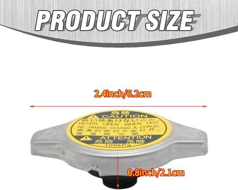 CADIATIAR CAP 16401-31520 108 KPA CAP CAP استبدال Toyota Lexus Avalon Camry Echo Highlander Prius C Sequoia استبدال Lexus ES300H ES350 GS300 GS430 IS300 LS430 RX350 in Saudi Arabia