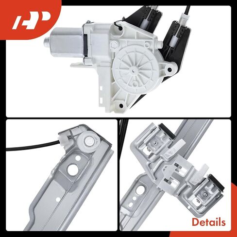 A-Premium Electric Power Window Regulator with Motor Compatible with Ford Fiesta 2011-2019, Front Left Driver Side in Saudi Arabia
