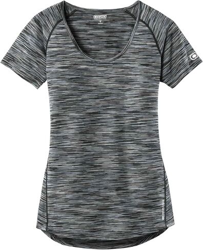 Ogio Women's Verge Scoop Neck Tee | قميص فتل الرطوبة للنساء ، قمة الأكمام القصيرة الرياضية in Saudi Arabia