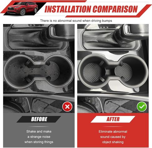 Cup Holder Coaster Fit for 2018-2024 Jeep Wrangler JL JLU 4XE/Gladiator JT Accessories, Cup Holder Mat Pad Inserts Interior Cup Holder Liner for 2024 Jeep Wrangler in Saudi Arabia