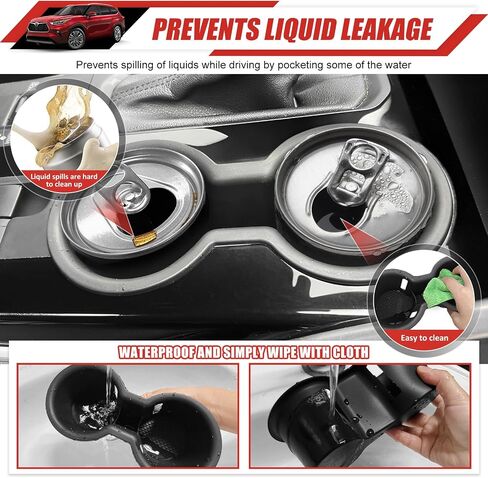 Cup Holder Coaster Fit for 2018-2024 Jeep Wrangler JL JLU 4XE/Gladiator JT Accessories, Cup Holder Mat Pad Inserts Interior Cup Holder Liner for 2024 Jeep Wrangler in Saudi Arabia