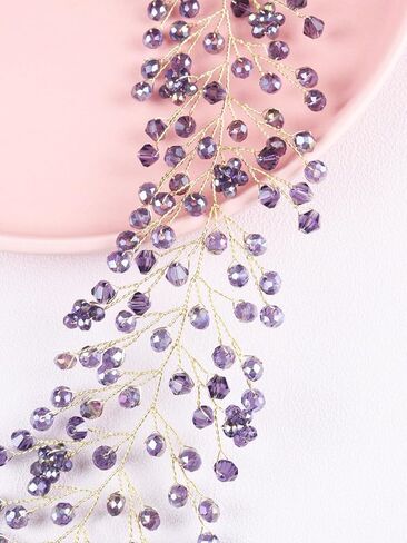 Bohemian Wide Crystal Choker Necklace for Women Handmade Gem Stone Chokers Bridal Chain Necklace for Party Wedding in Saudi Arabia