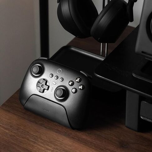 Desk Shelf Setup Cockpit Monitor Stand for Dual Screen Walnut Wood Riser Large Desk Organiser (Full Length | 45.7 Inches) in Kuwait