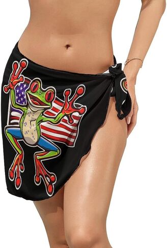 Women's Beach Sarongs Sheer Cover-Ups Bikini Wrap Cover Up Chiffon Beach Sarong for Pool Vacation Party in Kuwait