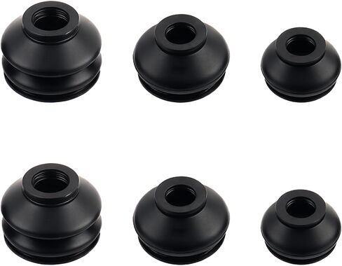 6PCS Car Tie Rod Boot,Rubber Ball Joint Boot Replacement for Avoiding Dust from Entering Ball Joints,Professional Car Accessories Tie Rod End Boots for Auto Steering System in Saudi Arabia