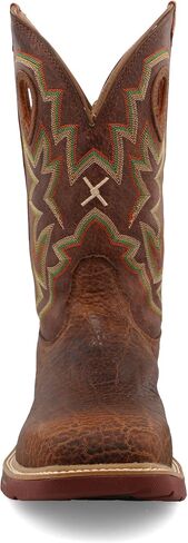 Twisted X Men's 12 "Western Work Boot ، إصبع قدم مربع إصبع القدم مع Cellstretch ، Tan & Tan ، 7 د in Saudi Arabia