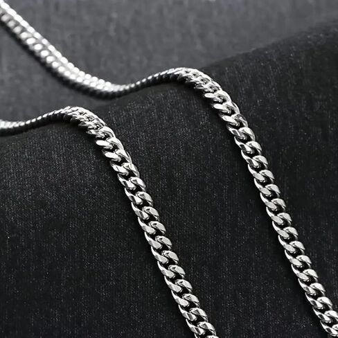 Cuban Link Chain Necklace For Husband, Love You This Much To My Husband Classic Steel Jewelry Gift Birthday Christmas Anniversary Jewelry Gifts for Dad Brother Boyfriend Son in Saudi Arabia