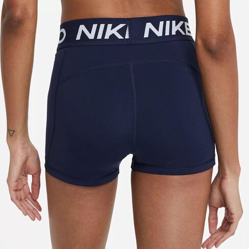 Nike Women W NP SHRT 3IN, Black/Black/(White), L in Saudi Arabia