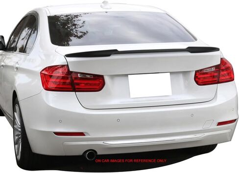 Trunk Spoiler متوافق مع 2012-2020 BMW 3 Series F80 M3 & F30 4DR 4DR Sedan ، V style style غير مصممة المفسد الخلفي Wing Wing Lid Deck Lip بواسطة Ikon Motorsports ، 2013 2014 2015 2015 in Saudi Arabia