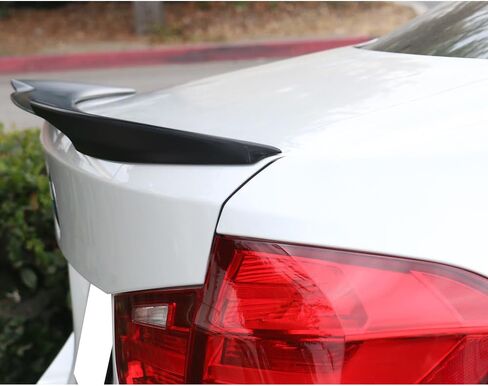 Trunk Spoiler متوافق مع 2012-2020 BMW 3 Series F80 M3 & F30 4DR 4DR Sedan ، V style style غير مصممة المفسد الخلفي Wing Wing Lid Deck Lip بواسطة Ikon Motorsports ، 2013 2014 2015 2015 in Kuwait