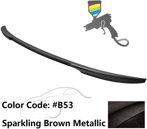 Trunk Spoiler متوافق مع 2012-2020 BMW 3 Series F80 M3 & F30 4DR 4DR Sedan ، V style style غير مصممة المفسد الخلفي Wing Wing Lid Deck Lip بواسطة Ikon Motorsports ، 2013 2014 2015 2015 in Kuwait