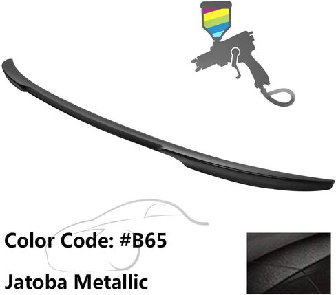 Trunk Spoiler متوافق مع 2012-2020 BMW 3 Series F80 M3 & F30 4DR 4DR Sedan ، V style style غير مصممة المفسد الخلفي Wing Wing Lid Deck Lip بواسطة Ikon Motorsports ، 2013 2014 2015 2015 in Kuwait