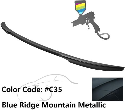 Trunk Spoiler متوافق مع 2012-2020 BMW 3 Series F80 M3 & F30 4DR 4DR Sedan ، V style style غير مصممة المفسد الخلفي Wing Wing Lid Deck Lip بواسطة Ikon Motorsports ، 2013 2014 2015 2015 in Kuwait