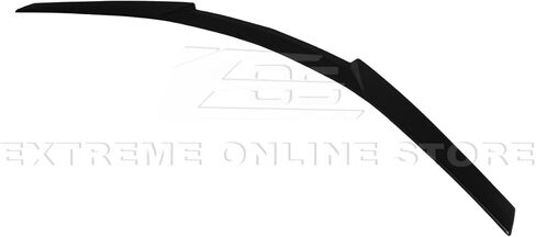 استبدال لنماذج قاعدة شيفروليه كورفيت C8 الحاضرة 2020 | GM Factory Z51 Air Design Low Profile Style ABS Plastic - Matte Black الخلفية الخلفية المفسدة جناح الجناح in Saudi Arabia