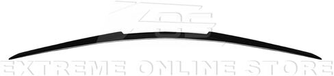 استبدال لنماذج قاعدة شيفروليه كورفيت C8 الحاضرة 2020 | GM Factory Z51 Air Design Low Profile Style ABS Plastic - Matte Black الخلفية الخلفية المفسدة جناح الجناح in Saudi Arabia
