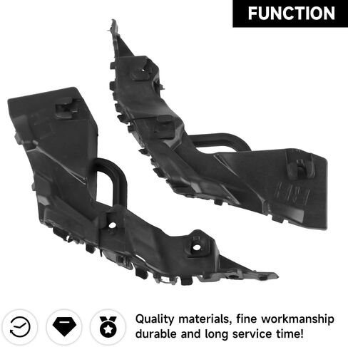 Front Bumper Bracket Bumper Mount Support Bracket - Compatible for Hyundai Elantra 1.4L L4 - Gas, 1.6L L4 - Gas, 2.0L L4 - Gas 2017-2018 - Replace Part 86513F2000, 86514F2000 in Saudi Arabia