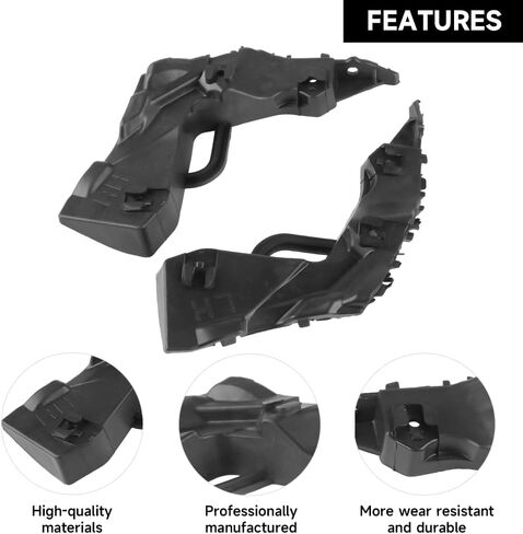 Front Bumper Bracket Bumper Mount Support Bracket - Compatible for Hyundai Elantra 1.4L L4 - Gas, 1.6L L4 - Gas, 2.0L L4 - Gas 2017-2018 - Replace Part 86513F2000, 86514F2000 in Saudi Arabia
