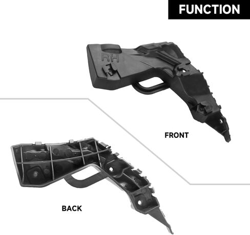 Front Bumper Bracket Bumper Mount Support Bracket - Compatible for Hyundai Elantra 1.4L L4 - Gas, 1.6L L4 - Gas, 2.0L L4 - Gas 2017-2018 - Replace Part 86513F2000, 86514F2000 in Saudi Arabia