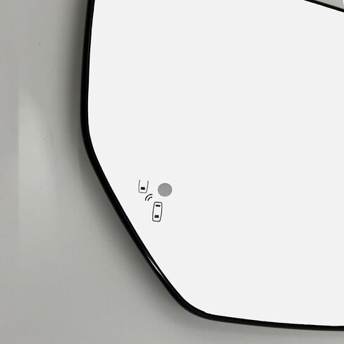 Passenger Side Mirror Glass Assembly With Plastic Backing Plate Heated Compatible with 2015-2020 Ford F150, 2017-2022 F250, 2017-2019 F350 (Blind Spot Detection System) BSD in Saudi Arabia