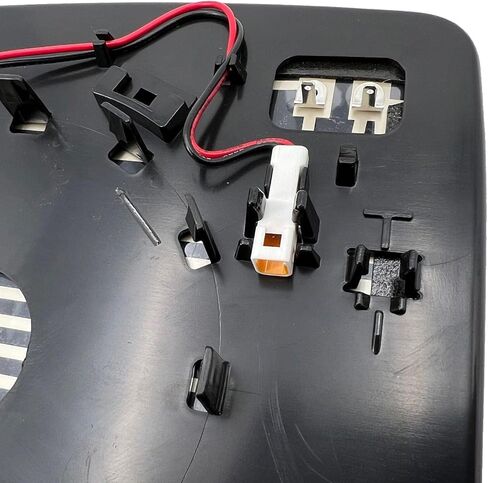 Passenger Side Mirror Glass Assembly With Plastic Backing Plate Heated Compatible with 2015-2020 Ford F150, 2017-2022 F250, 2017-2019 F350 (Blind Spot Detection System) BSD in Saudi Arabia