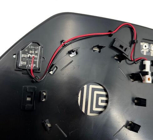 Passenger Side Mirror Glass Assembly With Plastic Backing Plate Heated Compatible with 2015-2020 Ford F150, 2017-2022 F250, 2017-2019 F350 (Blind Spot Detection System) BSD in Saudi Arabia