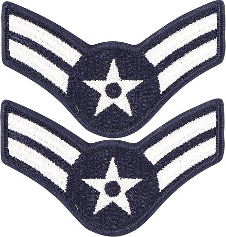 Air Force Airman 1st Class E -3 كاملة اللون مطرزة بتصنيف - حجم كبير in Saudi Arabia