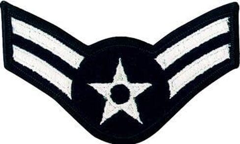 Air Force Airman 1st Class E -3 كاملة اللون مطرزة بتصنيف - حجم كبير in Saudi Arabia