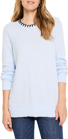 NIC+Zoe Women Cotton Catton Cashmere Stitch Sweater in Saudi Arabia